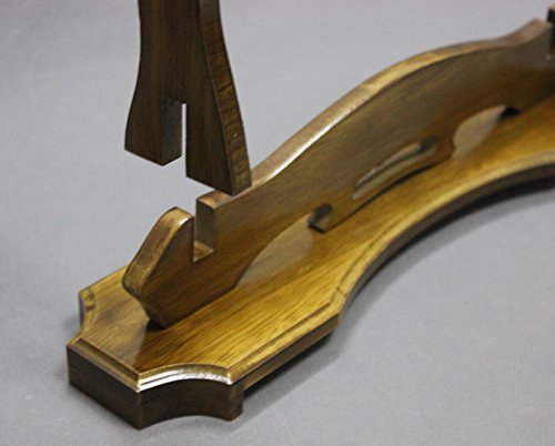 image for jiaoguo Wood Assembly Base Samurai Sword Katana Wakizashi Tanto Stand 