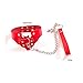 Luckly77 10pcs R’estraints S’ex for Couple Role Play,Bandage Gear Leather Bondage Kit H’andcuffs Six Toys Under Bed R’estraints Kit Jeans Sunglass (Color : Red)thumb 3