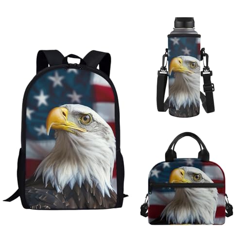 Glomenade Kids Backpacks 3pcs/set School Bag