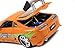 Jada New 1:18 Fast & Furious 7 - Orange Brian's Toyota Supra with Removable ROOF Diecast Model Car Toys