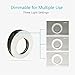 Auxiwa Clip On Ring Light for Camera [Rechargeable Battery] Selfie LED Camera Light with 36 LED for Smart Phone Camera, Round Shape, Black