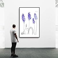 Framed Canvas Wall Art Beautiful Leaves Canvas Prints Home Artwork Decoration for Living Room,Bedroom - 16x24 inches