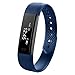 Keoker ID115 Fitness Tracker Smart Wristband, Sport Activity Monitor, Step Counter & Sleep Montior Bluetooth Smart Bracelet for IOS & Android Phone (Blue)