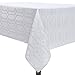 Benson Mills Solid Chagall Spillproof Fabric Table Cloth, for Everyday, Parties, Weddings, & Holiday Tablecloth (60
