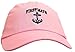 Funny Sailing Captain and First Mate Hat Embroidered Cap and Funny Beer Coolies Can Coolers Gift Set Bundle Navy/Pink