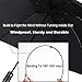 LANBRELLA Umbrella Compact Travel Umbrella Windproof Inverted with Teflon Coating Easy Close Safe Close Umbrella Auto Open Close Black