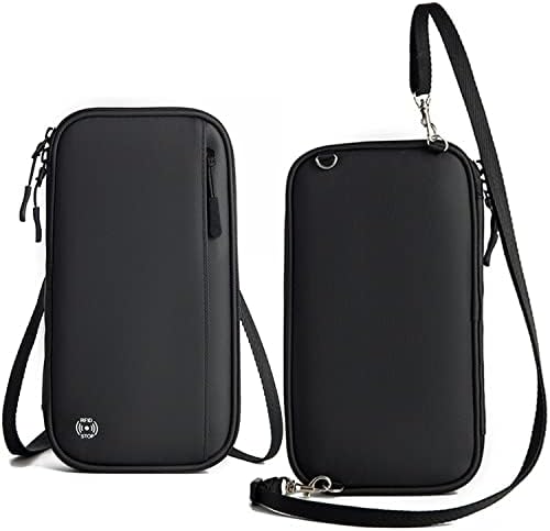 RUMANLE Travel Passport Wallet RFID Blocking, Family Passport