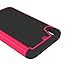 HTC Desire 626 / 626s Case, LK [Shockproof] Hybrid Dual Layer Armor Defender Protective Case Cover for HTC Desire 626 / 626s (Hot Pink)