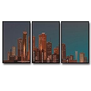 Framed for Living Room Bedroom Nordic Style for x3 Panels