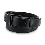 Hanks A2760 Leather Tactical Belt – 1.5” - Black - Size 42
