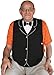 Men's Waterproof Adult Bib, Black Tuxedo, Frenchie Mini Couture