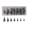 Shaddock-Fishing-54pcsbox-Assorted-BellBass-Casting-Sinker-Weight-Kits-Saltwater-Fishing-Weights-Total-13OZ-in-A-Handy-Box