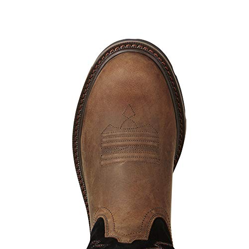 Ariat Work Men's Groundbreaker Pull-On Work Boot, Brown/Black, 13 D US - Thumbnail 3