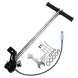 Hiram High Pressure Air Gun Rifle Filling Stirrup Pump 40MPA Hand Pump, Stainless Steel, CE Listed