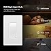 Smart WiFi Light Switch with Built-in RGB Dimmer Night Light Compatible with Alexa,Google Assistant and IFTTT,In-Wall