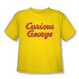 Curious George Logo Short Sleeve Little Boys Tee Shirt