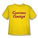 Curious George Logo Short Sleeve Little Boys Tee Shirt