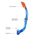 Kids Snorkel Set, Children Anti-Fog Diving Mask Swimming Goggles Semi-Dry Snorkel Equipment Snorkeling Packages Swimming Gear for Youth Boys Girls Age 5-10 (Blue)