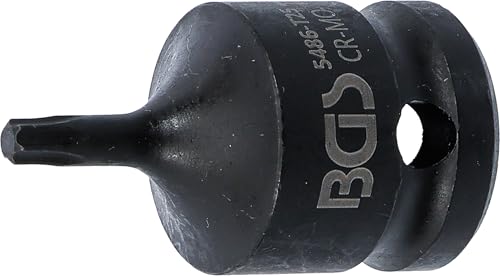 BGS 5486-T25 | Impact Bit Socket | length 42 mm | 12.5 mm (1/2) Drive | T-Star (for Torx) T25