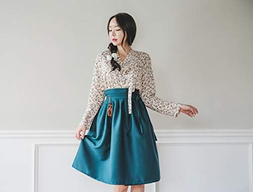 Amazon Co Jp 韓国ファッション チマチョゴリ カジュアルスカート ブラウス 春夏 ミモレ丈スカート セットアップ 生活韓服 2点セット Set 8 M 並行輸入品 服 ファッション小物