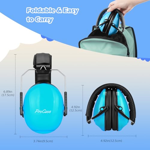 ProCase Noise Cancelling Headphones for Kids Toddler, SNR 27dB Noise Reduction Ear Muffs, Kids Ear Protection for Fireworks Autism, Sensory Headphones for Autistic Kids