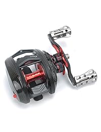 jekosen nueva fibra de carbono y mango de aluminio de aviación 6061 carrete de pesca pomos accesorios de reemplazo para Baitcasting Rocker