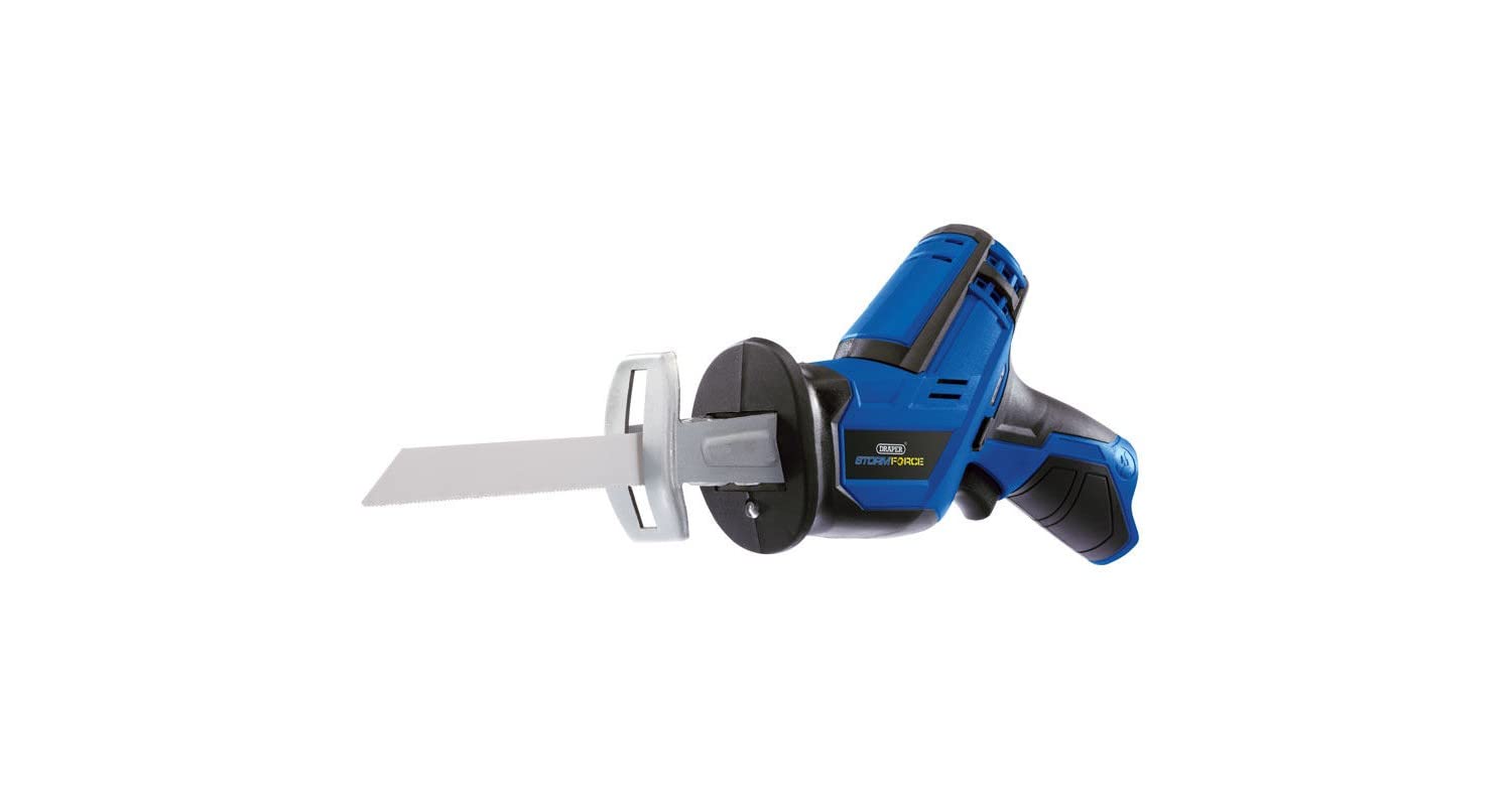 Draper 17129 Storm Force 10.8V Cordless Reciprocating Saw-Bare, 10.8 V, Multicoloured