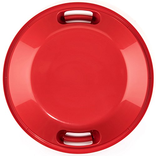 Lucky Bums 25" Diameter Plastic Saucer Sled, Red