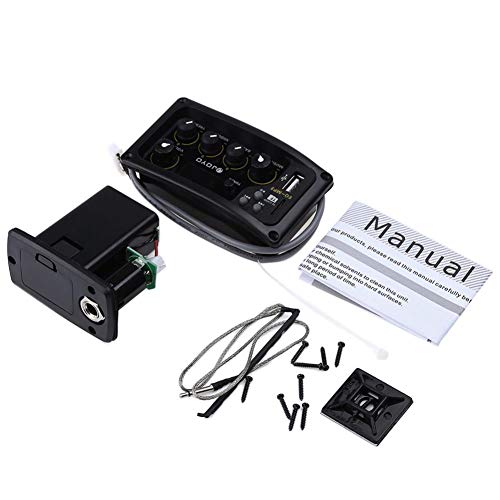 Sales-B Equalizer LCD Digital 3 Band Eq Pickup Preamp with Tuning Function Toy Musical Instruments Parts Toy Musical Instrument