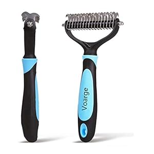 Voyage, spazzola per il sottopelo, per cani e gatti dal pelo medio-lungo, elimina nodi e grovigli di pelo per un pelo in…