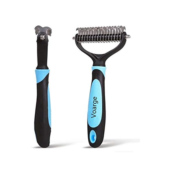 Voyage, spazzola per il sottopelo, per cani e gatti dal pelo medio-lungo, elimina nodi e grovigli di pelo per un pelo in…
