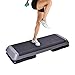 Giantex 43'' Aerobic Stepper Step Cardio Fitness Exercise Adjust 4''-6''-8'' w/Risers