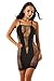 ADOREJOY Womens Lingerie Seamless Mesh Chemise Babydoll Bodysuit