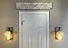 Rustic Hanging Mason Jar Sconces with LED Fairy Lights, Mason Jar Lights, Wrought Iron Hooks, Silk Hydrangea Flower, Batteries Included, Rustic Home Decor Made in USA (Set of 2)