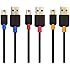 Cable Matters 3-Pack, Gold Plated Hi-Speed USB 2.0 Type A to Mini-B Cable in Black 3 Feet