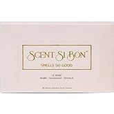 Scent Si Bon Luxury Scented Dryer Sheets, 50 Sheets, Le Rose Scent With Vanilla, Sandalwood, Patchouli, Fragrant Clothing Freshener, Fabric Softener, Reduce Static and Wrinkles
