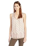 Lucky Brand Women's Feminine Pleated Tank Top
