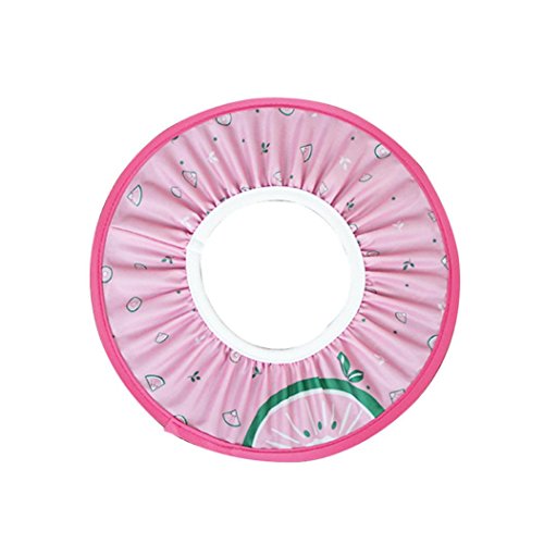 AMA(TM) Shampoo Shower Bath Hair Wash Protection Cap Soft Flexible Hat for Toddler,Baby,Kids,Child (Pink)