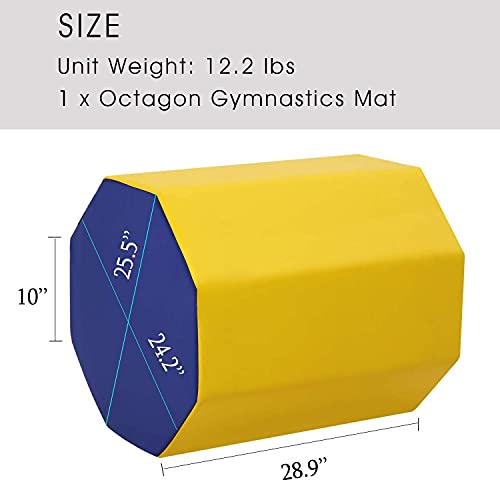 Max4out Gymnastics Octagon Tumbler Mat Fitness Tumbling Mats for Gym