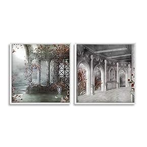 Framed Dreamscape Home Artwork for Living Room Bedroom x2 Panels