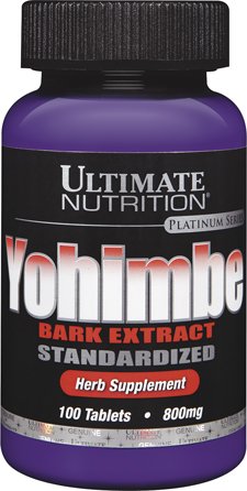 Ultimate nutrition yohimbe bark extract tablets, standa…