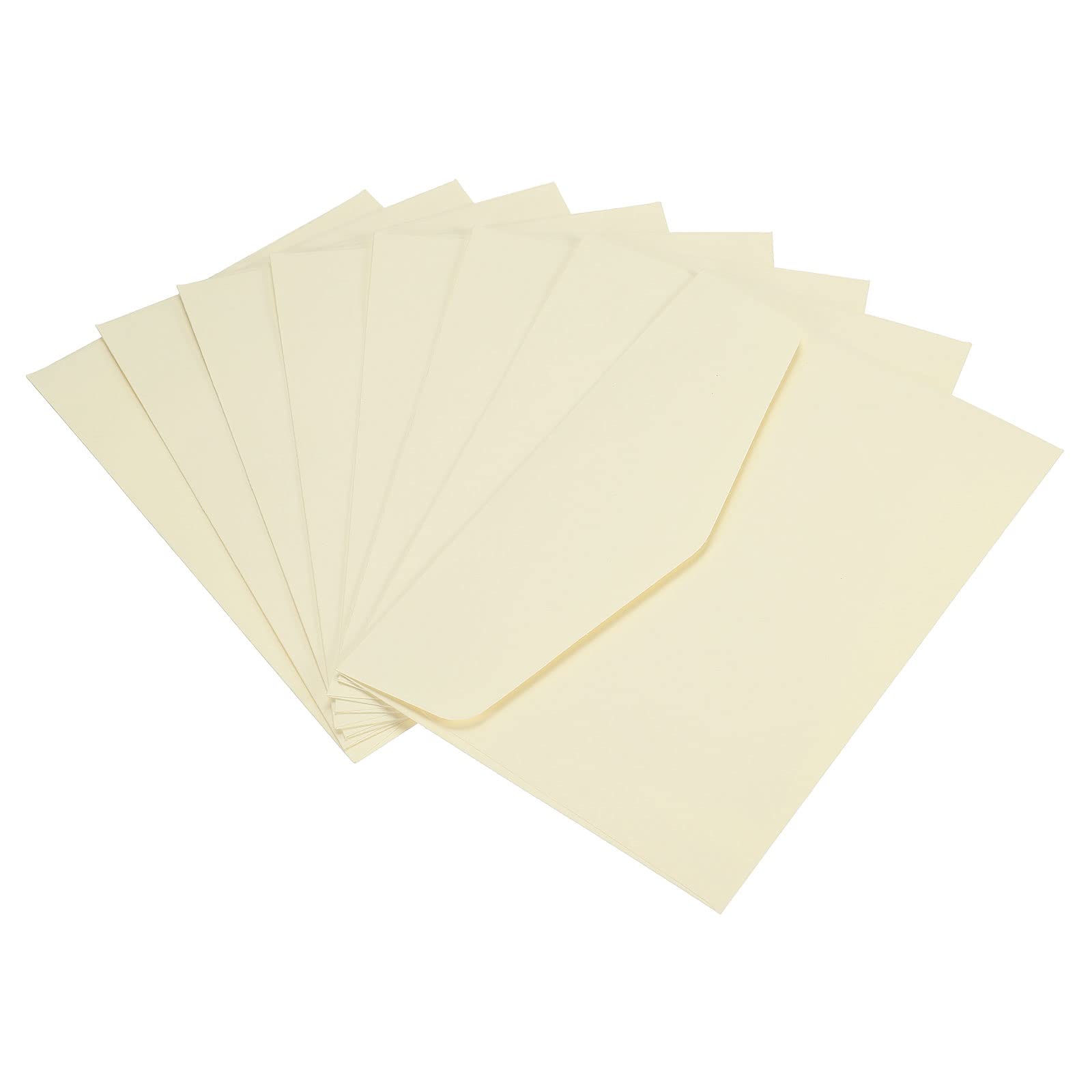 PATIKIL Mini Envelopes, 50 Pack Tiny Items Storage Cute Colored Present Card Holder for Wedding Greeting Party, Beige