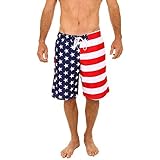 men's 4th of july swim trunks