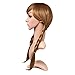 Blisstime Princess Elsa Cosplay Anna Wig for Christmas Gift Brown Long Weaving Braid Costume Cosplay Blisstime Wig with Free Wig Cap (Anna)
