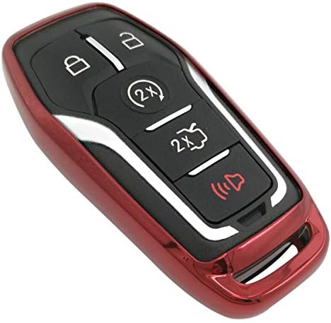 thumbnail image 2 of XUKEY Silicone Key Fob Cover For Ford F-150, Mondeo, Explorer & Lincoln MKZ MKC – Black Protection Case 2 of 2