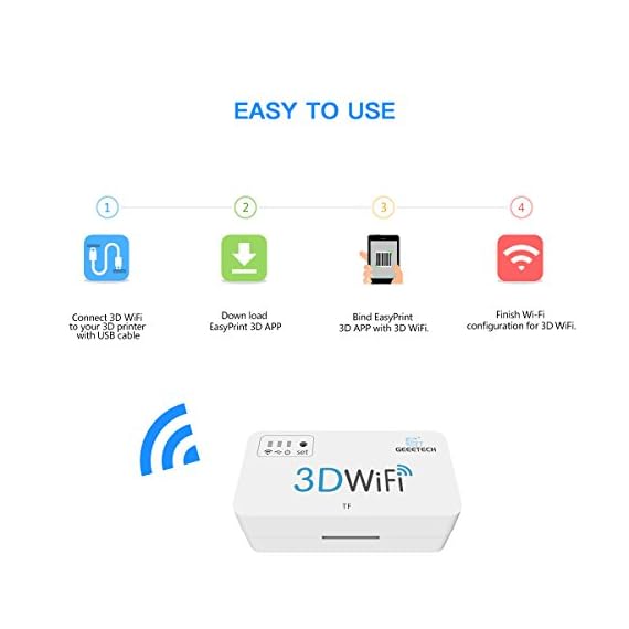 Geeetech 3D WiFi Module for 3D Printer, Easy to Use, Wireless Control 3D Printer with Easyprint