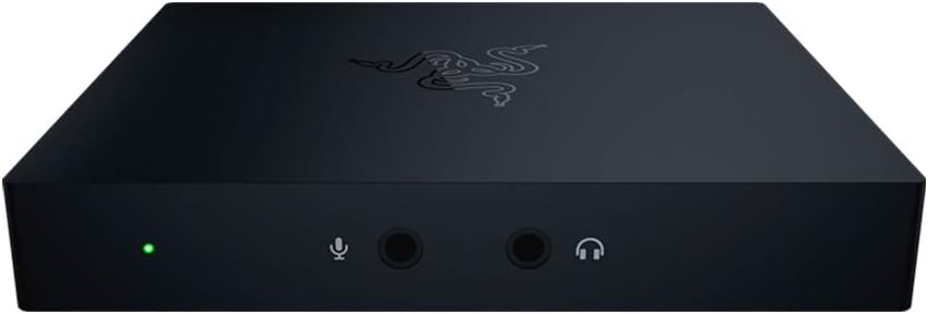 Razer Ripsaw HD 1080p Game Capture in 60FPS - Ultra-Low Latency Stream Over USB 3.0 - Professional-Grade Second Audio Mix-in - Game Stream and Capture Card for PC, Playstation, Xbox, and Switch