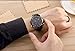 Readeel Sports Watches Men's Quartz Digital Dual-display Multi-function Stainless Steel Mens Watches Deep Blue