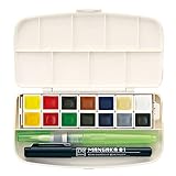 Kuretake GANSAI TAMBI, Portable 14 Colors