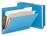 Smead End Tab Classification File Folder, 2 Dividers, 2